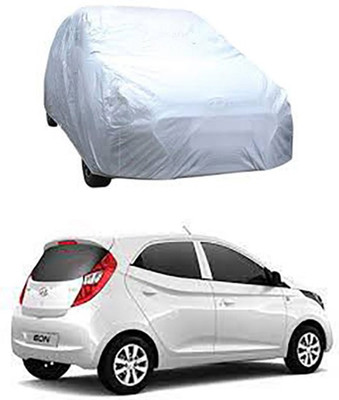 Auto Age Car Cover For Hyundai Eon (Without Mirror Pockets)(Silver)