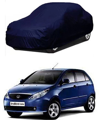 MYTECH Car Cover For Tata Vista (Without Mirror Pockets)(Blue)