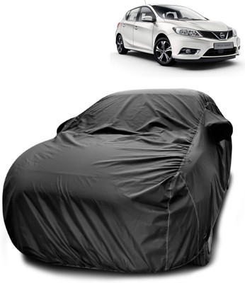 SEBONGO Car Cover For Nissan Pulsar (With Mirror Pockets)(Black)