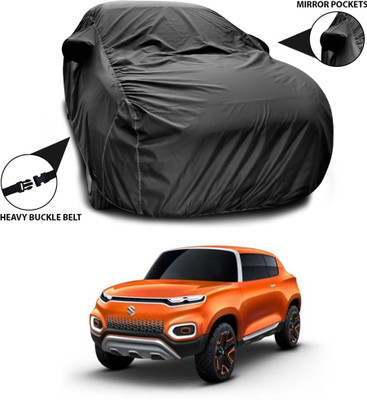 ANTHUB Car Cover For Maruti Suzuki Future-S (With Mirror Pockets)(Black)