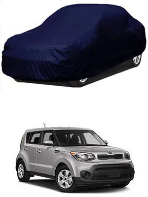 MYTECH Car Cover For Kia Soul (Without Mirror Pockets)(Blue)