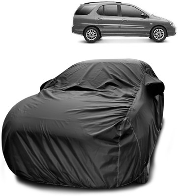 ANTHUB Car Cover For Tata Indigo Marina (With Mirror Pockets)(Black)