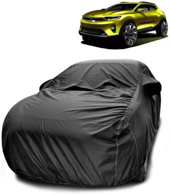 ANTHUB Car Cover For Kia QYI (With Mirror Pockets)(Black)