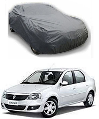 MYTECH Car Cover For Mahindra Logan (Without Mirror Pockets)(Grey)
