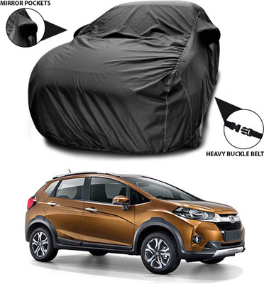 ANTHUB Car Cover For Honda WRV (With Mirror Pockets)(Black)