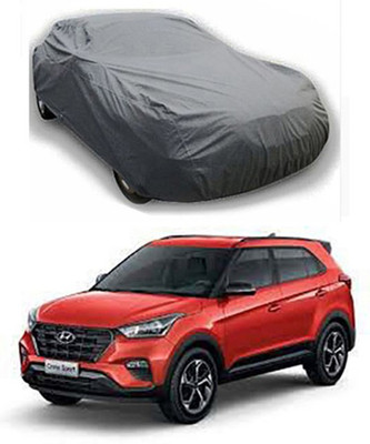 Auto Age Car Cover For Jeep Compass (Without Mirror Pockets)(Grey)