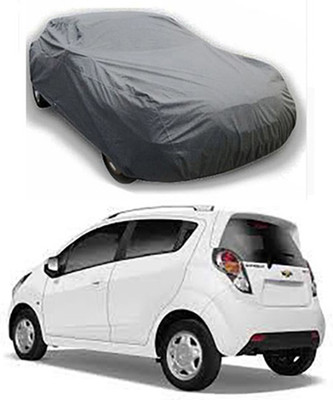 Auto Age Car Cover For Chevrolet Beat (Without Mirror Pockets)(Grey)