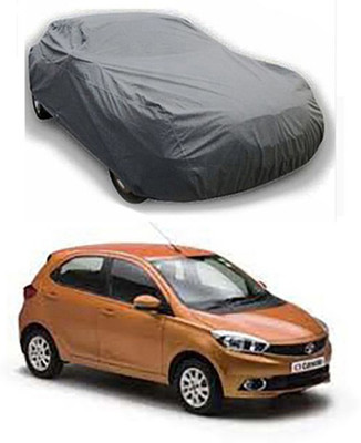 Auto Age Car Cover For Tata Tiago (Without Mirror Pockets)(Grey)