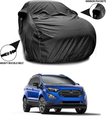 ANTHUB Car Cover For Ford Ecosport (With Mirror Pockets)(Black)