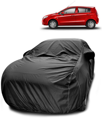 ANTHUB Car Cover For Chevrolet Sail UVA (With Mirror Pockets)(Black)