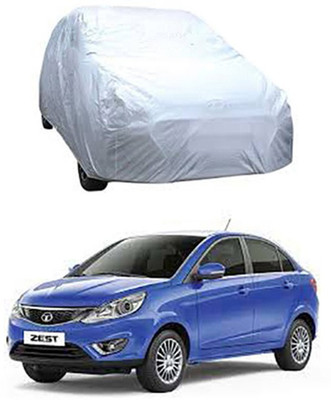 Auto Age Car Cover For Tata Zest (Without Mirror Pockets)(Silver)