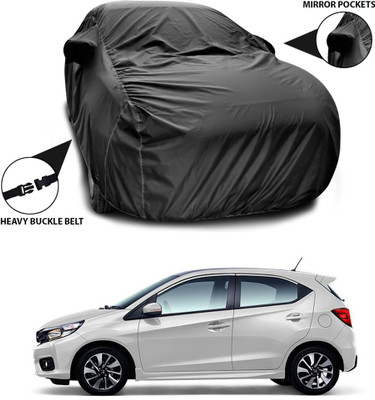 ANTHUB Car Cover For Honda BRV (With Mirror Pockets)(Black)