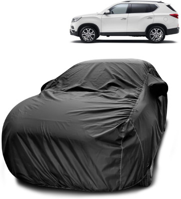 ANTHUB Car Cover For Mahindra XUV400 (With Mirror Pockets)(Black)