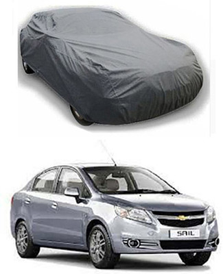 Auto Age Car Cover For Chevrolet Sail (Without Mirror Pockets)(Grey)