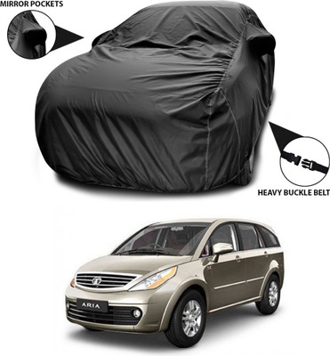 ANTHUB Car Cover For Tata Aria (With Mirror Pockets)(Black)