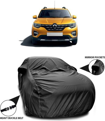 SEBONGO Car Cover For Renault HBC (With Mirror Pockets)(Black)