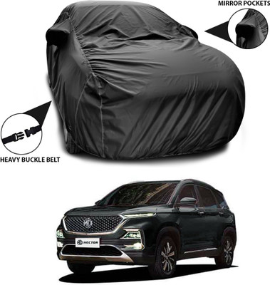 ANTHUB Car Cover For MG Hector (With Mirror Pockets)(Black)