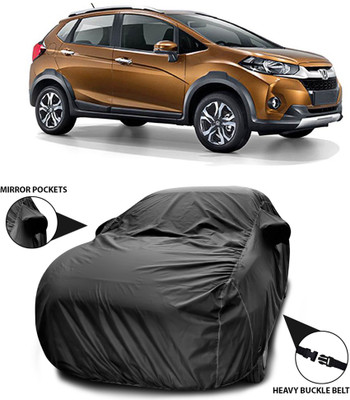 ANTHUB Car Cover For Honda WRV (With Mirror Pockets)(Black)