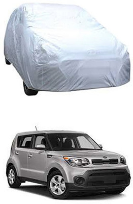 Auto Age Car Cover For Kia Soul (Without Mirror Pockets)(Silver)