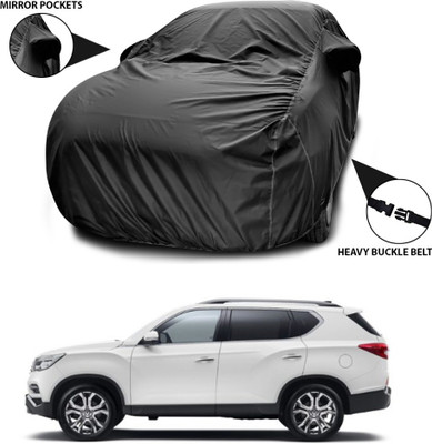 ANTHUB Car Cover For Mahindra XUV400 (With Mirror Pockets)(Black)