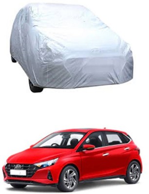 MYTECH Car Cover For Mahindra i20 (Without Mirror Pockets)(Silver)