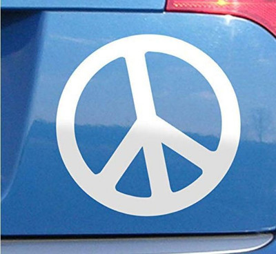 AVSARACHNA Sticker & Decal for Car & Bike(White)