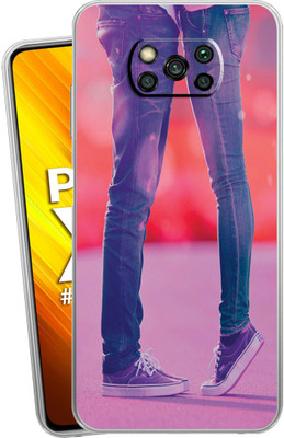 mobom Back Cover for Poco X3(Multicolor, Dual Protection, Silicon, Pack of: 1)