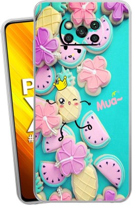 mobom Back Cover for Poco X3(Multicolor, Dual Protection, Silicon, Pack of: 1)