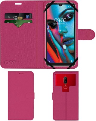 ACM Flip Cover for Lava Beu(Pink, Cases with Holder, Pack of: 1)