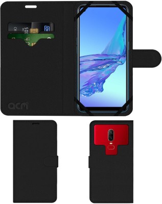 ACM Flip Cover for Oppo A53 5G(Black, Cases with Holder, Pack of: 1)
