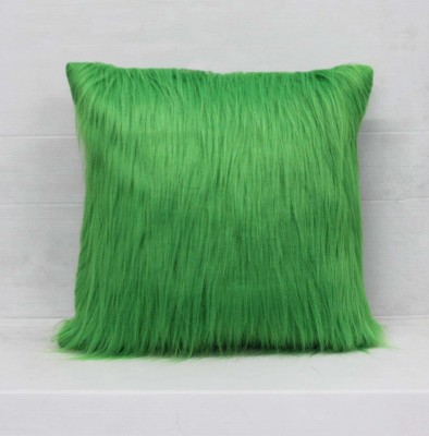 Dekor World Self Design Cushions & Pillows Cover(Pack of 2, 40 cm*40 cm, Green)