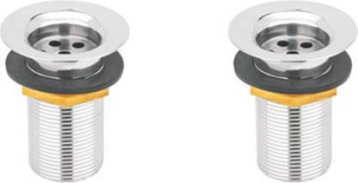 Hercai Stainless Steel Waste Coupling For Wash Basin 4 Inch set of 2 Health  Faucet(Centerset Installation Type)