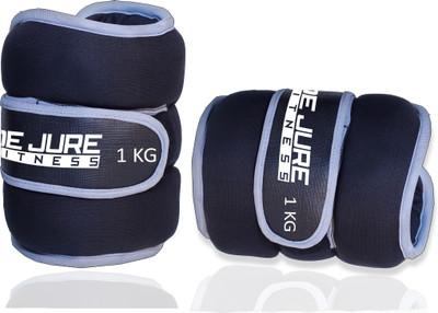 DE JURE FITNESS Ankle/Wrist Weight Grey, Black Ankle & Wrist Weight(1.989 kg)