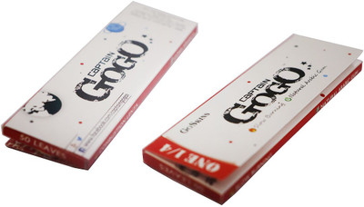 Green Apple Inc One1/4 White Smoking Slow Burning Gogo Paper Unruled Standard 13 gsm Paper Roll(Set of 2, White Paper)