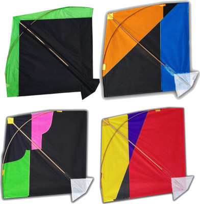 Harshi Square Rocket Kite(20, Multicolor)