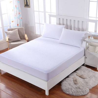 53% OFF on Dream Care Fitted Single Size Waterproof Mattress Cover(White) 53% OFF on Dream Care Fitted Single Size Waterproof Mattress Cover(White)