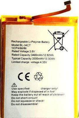 Full Life Mobile Battery For  Tecno Common i4 ,Camon-iSky3 BL-34CT