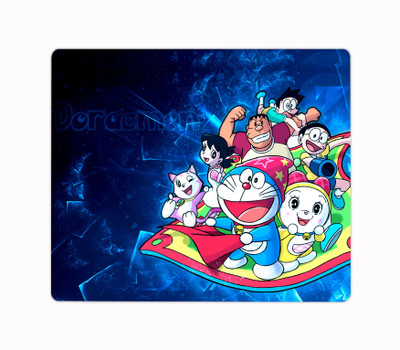 Ashvah Doraemon Cartoon Printed Premium Designer Mouse Pad for Computer/Laptop (22.5cm x 19cm) - C550 Non Slip Base Mousepad(Multicolor)
