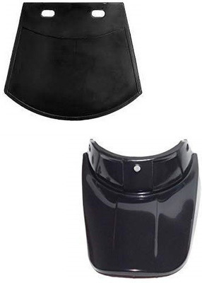 P A Rear Mud Guard, Front Mud Guard For Yamaha Universal For Bike NA(Black)