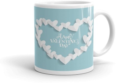 Krishnamcart Valentines Day Ceramic Coffee B (320ml) Ceramic Coffee Mug(320 ml)