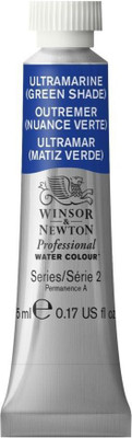 Winsor & Newton Professional Water Colour - Tube of 5 ML - Ultramarine Green Shade (667)(Set of 1, Ultramarine Green Shade)