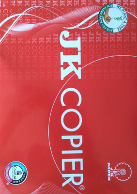JK Copier A4 Xerox paper UNRULE A4 75 gsm Printer Paper(Set of 1, White)