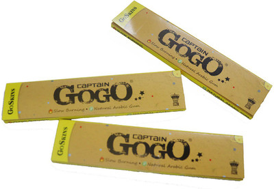 VYXOO Slow Burning Natural Brown Smoke Gogo Paper Unruled Small 13 gsm Royal Executive Bond Paper(Set of 3, Brown)