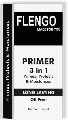 FLENGO Make up Primer 3 IN 1Oil Free Primer  - 30 ml(Transparent)