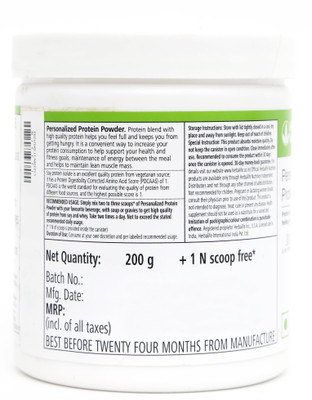 Herbalife Nutrition personalized protein 200 grams Plant-Based Protein(200 g, plain)