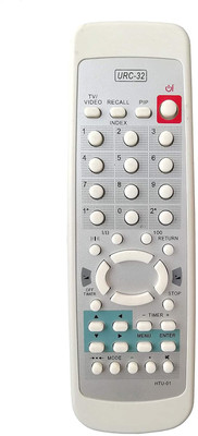LipiWorld URC-32 HTU-01 TV Compatible for  TV HITACHI Remote Controller(Grey)