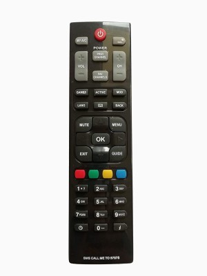 LipiWorld  DTH Set Top Box Compatible for  Dish TV Remote Controller(Black)