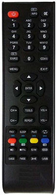 BhalTech LED LCD TV Compatible with LED LCD TV  Reliance Reconnect Remote Controller(Black)