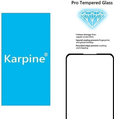 Karpine Edge To Edge Tempered Glass for Vivo V15(Pack of 1)