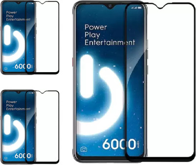ISAAK Edge To Edge Tempered Glass for Tecno Spark Power 2 Air(Pack of 3)